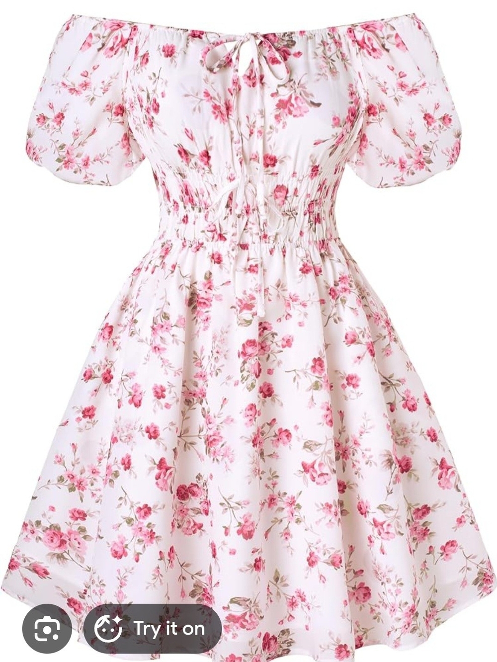 Scarlet Darkness XL Cottagecore Milkmaid Floral Rose Dress With Pockets New